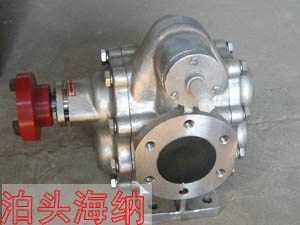 KCB483.3齿轮油泵采用不锈钢制作